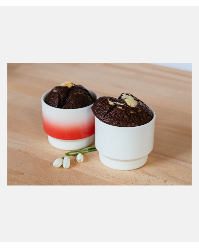 Hasami-yaki cup Red Gradient - Small